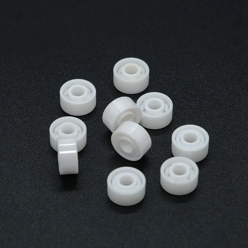 1szt Micro Zirconia Ceramic Bearing 683 684 685 686 687 688 689 693 694 695 696 697 698 699 ZRO2 Odporna na korozję izolacja — zdjęcie 2