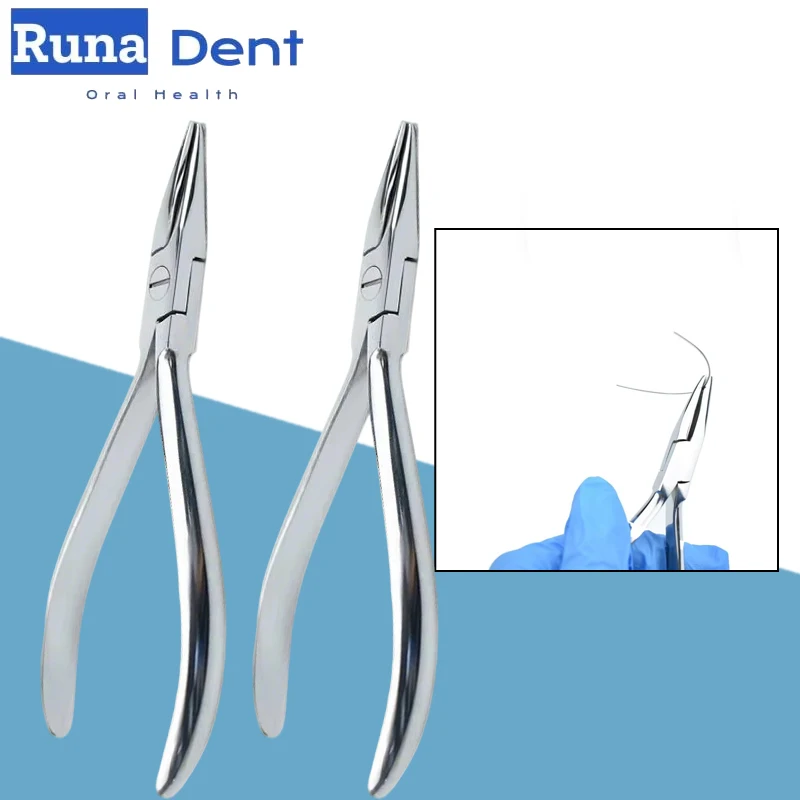 

2 шт. профессиональных ортодонтических щипцов из нержавеющей стали для формирования омега-петель и гибки проволоки, инструмент для зуботехнических лабораторий