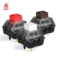 Kailh Box V2 Mechanical Keyboard Switch, White, Red, Brown, Linear Clicky Tactile, 5Pin RGB, Custom DIY Gaming Gamer