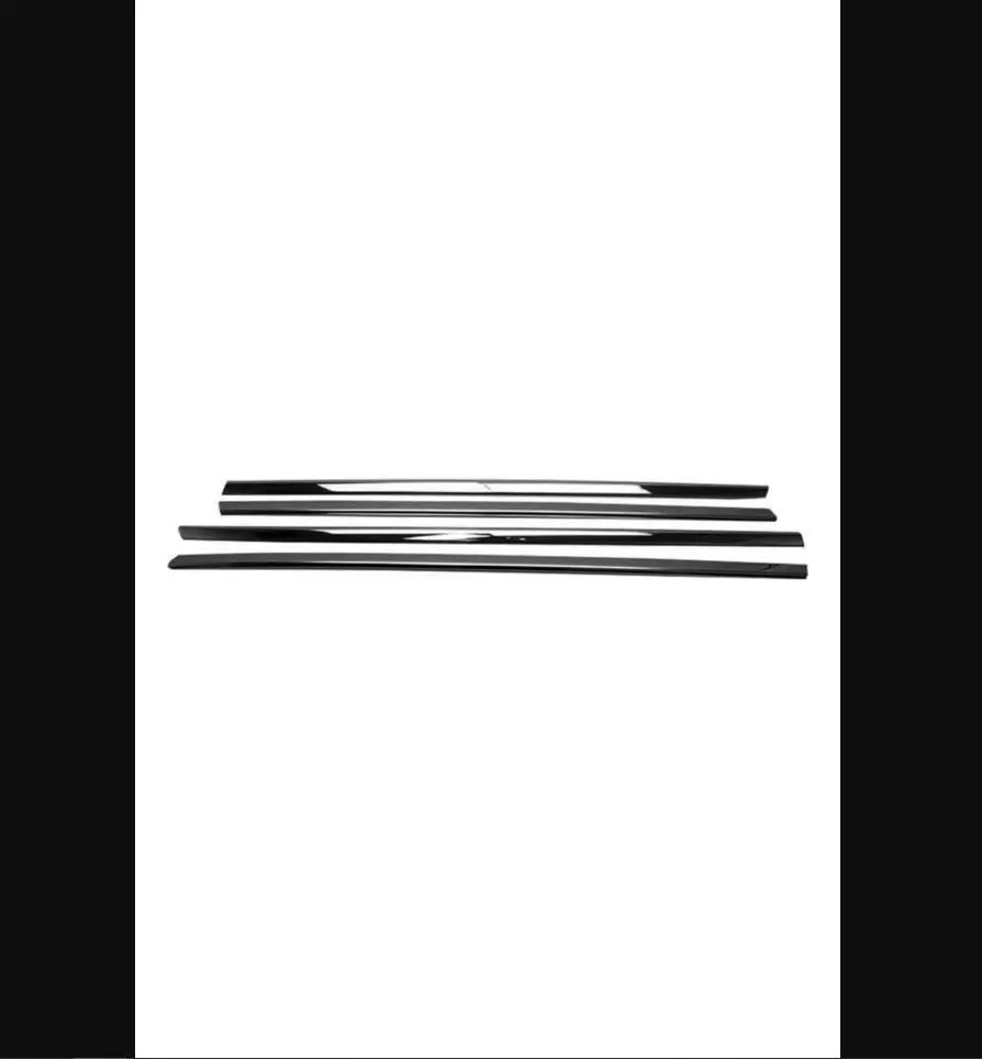 For Renault 19 Europa Chrome Window Trim 1995-2001 Stainless Steel 4 Pieces - Chromium Styling Sporty Racer Shinny Car Auto
