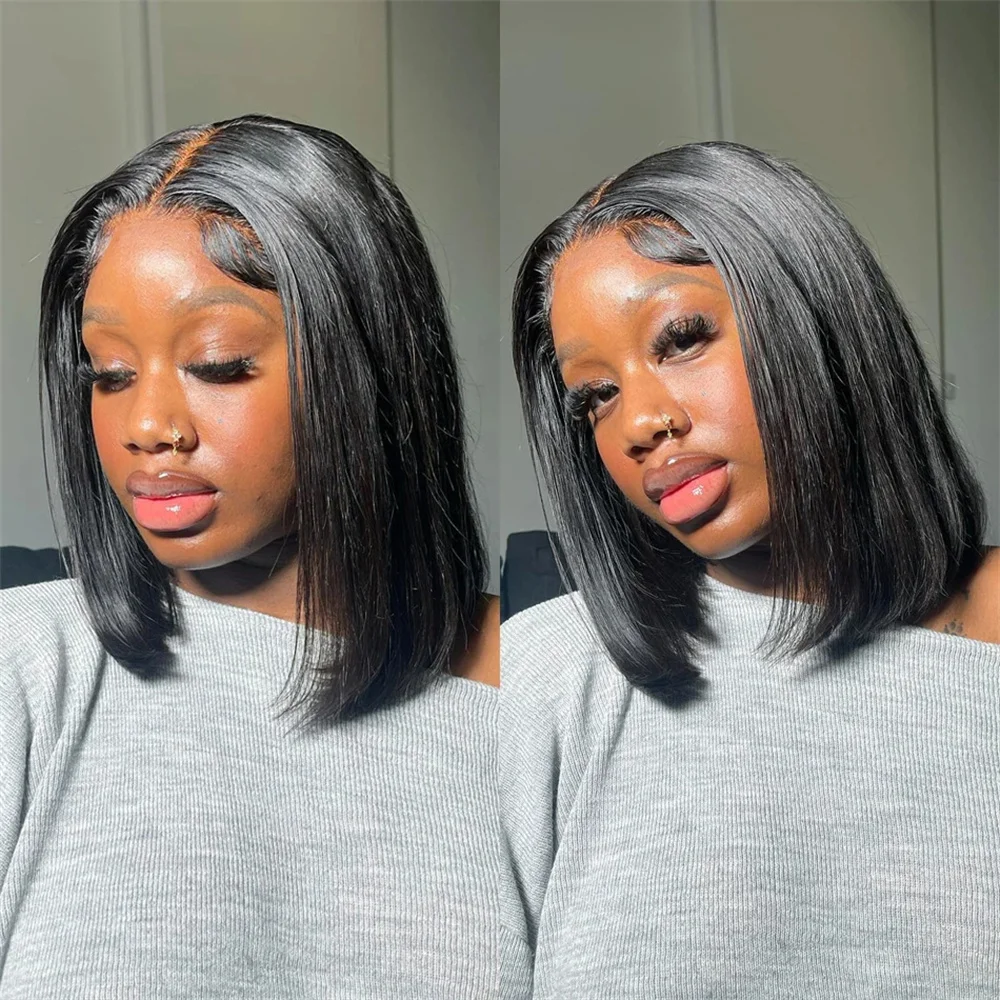 

Glueless Human Hair Wig 13x4 Lace Front Bob Wig 13x6 Hd Lace Wig For Black Women Straight Brailian Wig Pre Plucked