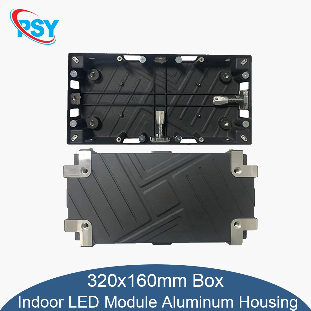 LED Indoor Aluminum Box Support 320x160mm Small Pitch LED Modules Quick Installation Without LED Matrix Panel Empty Box