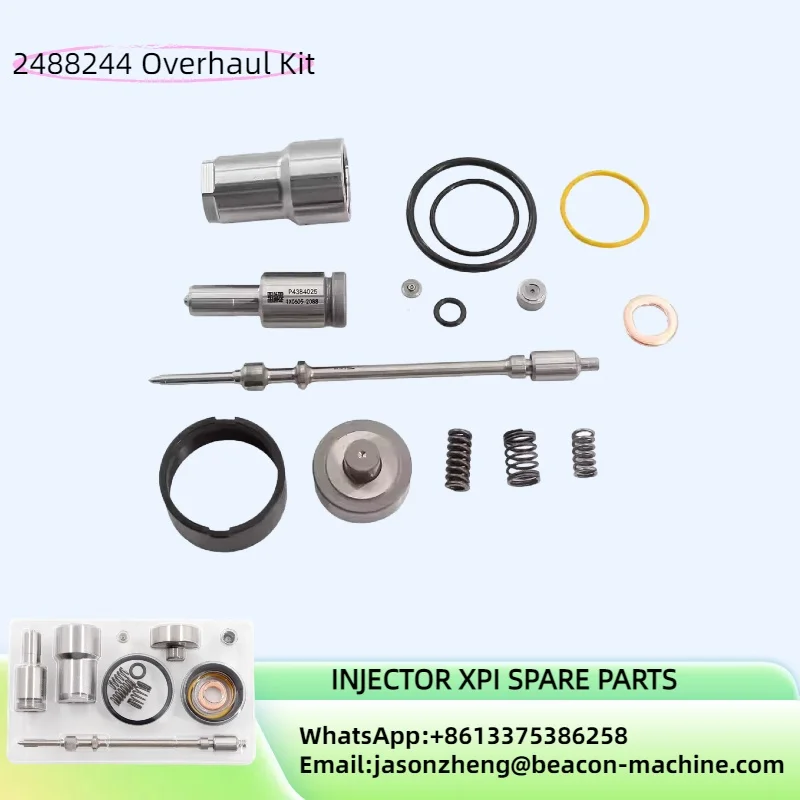 

Injector Repair Spare Parts Overhaul Kit Oil Needle Nozzle Upper Pressure Cap Rubber Ring For Cummins Xpi 2488244