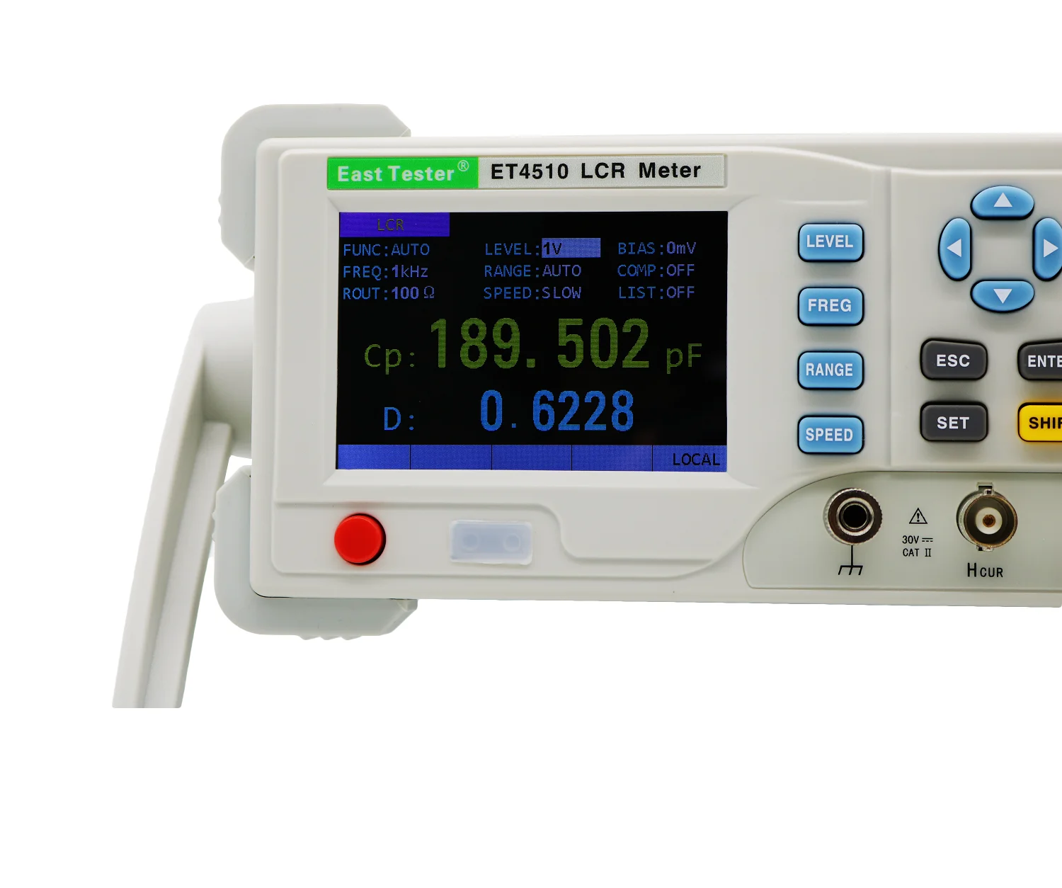 ET4510 Desktop LCR Tester Desktop Digital Bridge 10Hz~100kHz 1 Hz Continuously Adjustable Frequency