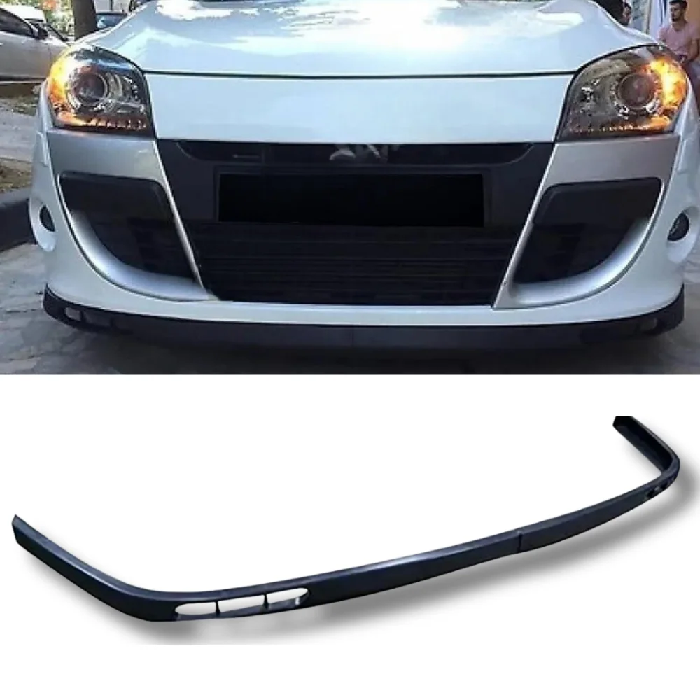 2 Pcs Front Bumper Lip For Renault Megane 3 Body Kit Car Accessories Spoiler Splitter Diffuser Flap Sport Bumper Exterior Parts