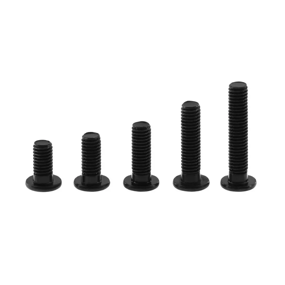 Vis à profil bas pour imprimante 3D et graveur laser, vis à six pans creux, M5, noir, 8mm, 10mm, 12mm, 15mm, 20mm, 25mm, 30mm, 10 pièces par lot