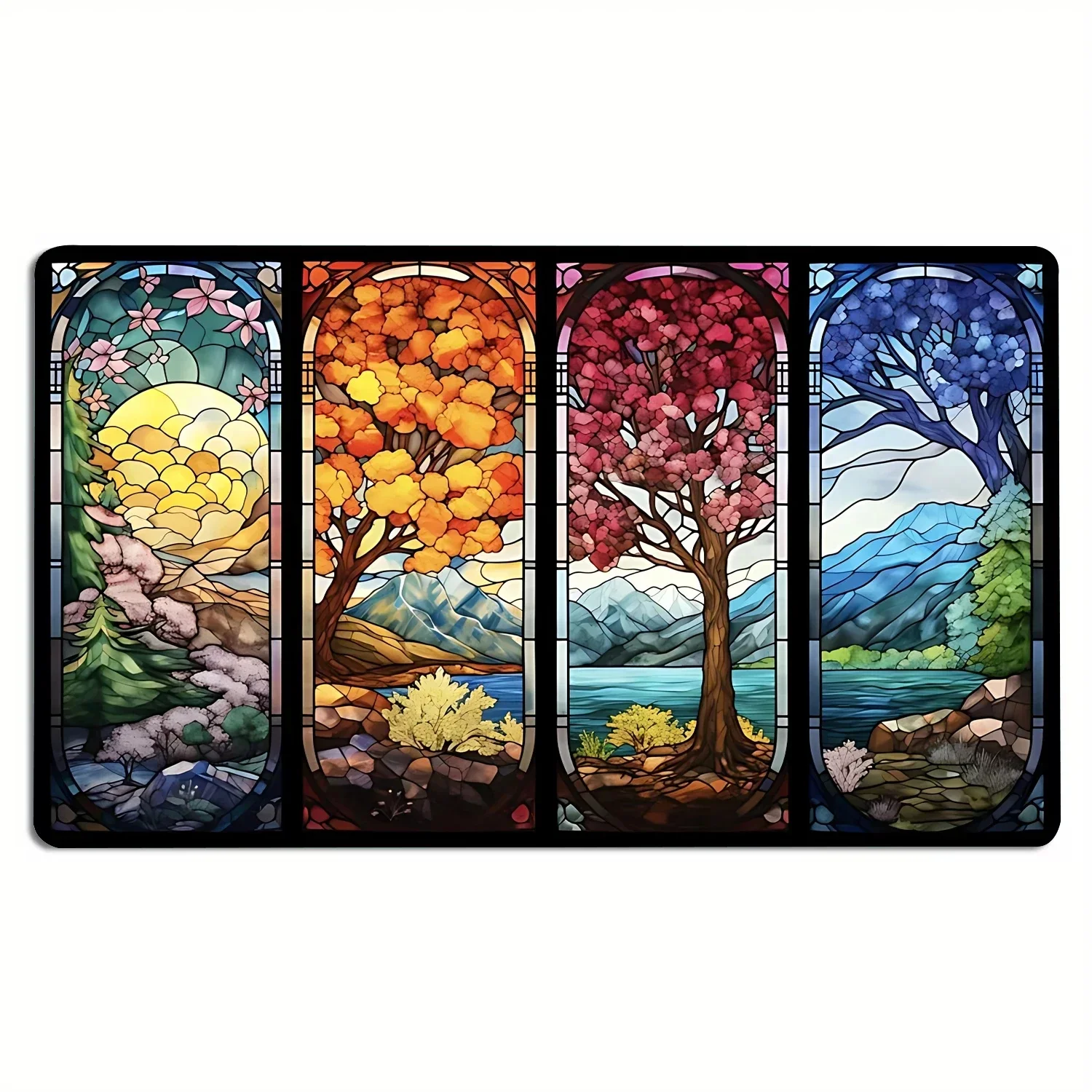 XXL Magic Game Mat TCG CCG Trading Card Table 35x60cm Playmat Rule Area Gumowa podkładka pod mysz dla graczy na imprezę PC Akcesoria Laptop Dywanik — zdjęcie produktu 7