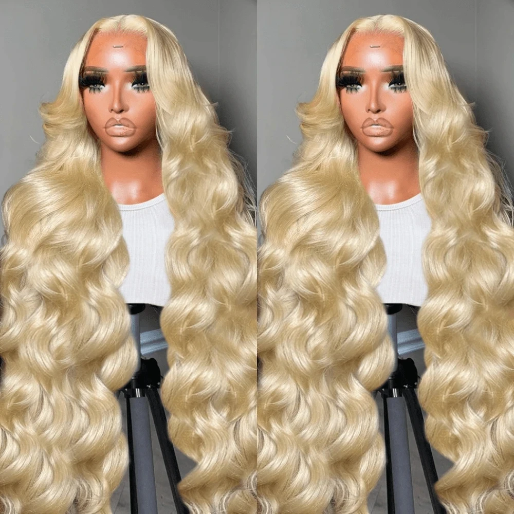 30 Inch Body Wave 613 Hd Lace Frontal Wig 13x6 Human Hair Wigs 13x4 Transparent Lace Honey Blonde Brazilian Wigs For Women image 2