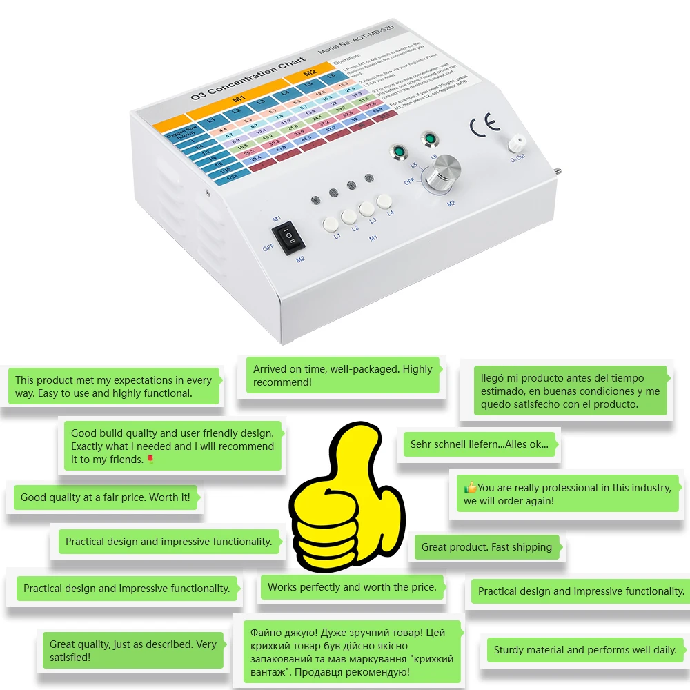 Germany Technical Ozone Therapy Machine Medical Grade Ozone Generator