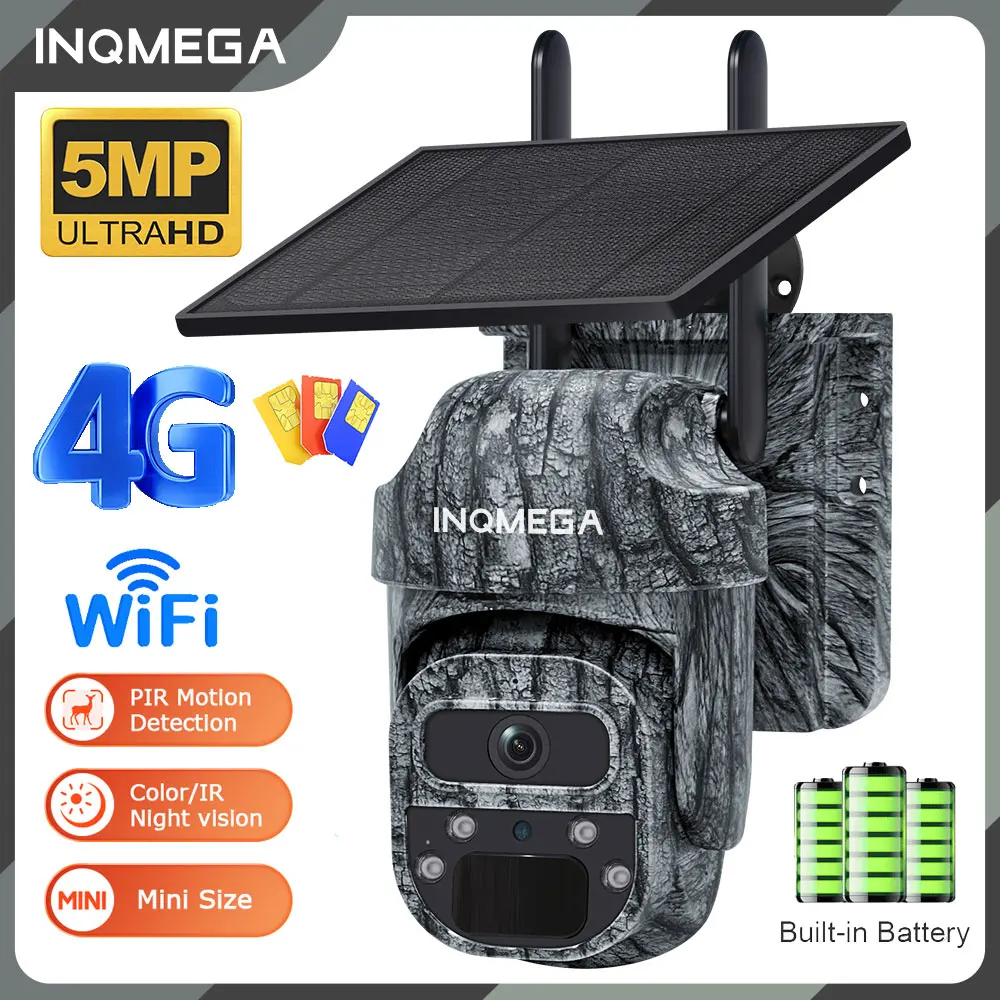 

Hunting Trail Camera 4G SIM / WIFI 5MP /4MP 850nm Infrared Night Vision Motion Activated Trigger Security Cam Outdoor Wildlife