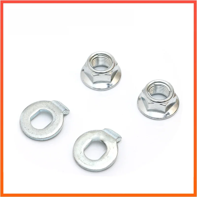 Vis de verrouillage de roue de moteur pour Scooter électrique KUGOO M4 / M4 Pro 500W, écrou de blocage d'arbre de roue de moteur/espacement de rondelle de verrouillage
