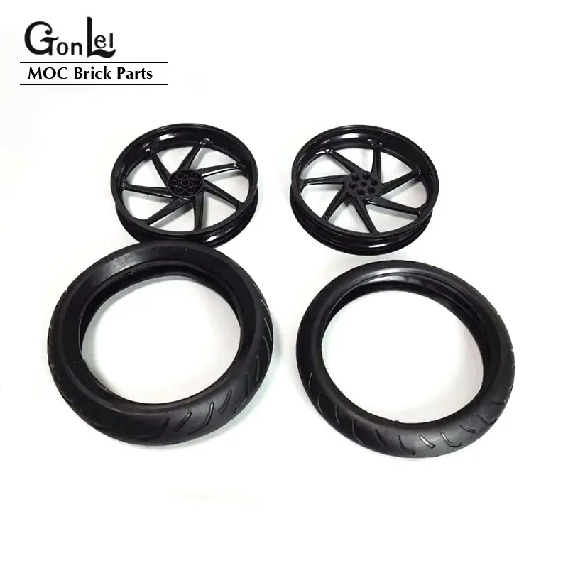 1Piece Technical Wheels Hub 71720 Wheel 107.1x24 Tyre ​Motorcycle Racing Tread, Narrow 71721 and 71722 for 41230 Motorrad M 1000