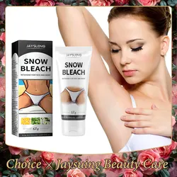 Whitening Bleaching Cream Lightening Brighten Underarm Bleach Spot Intimate Part Removal Dark Reduce Dullness Snow Bleach Cream