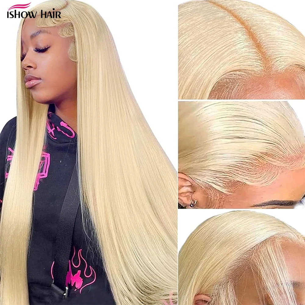 Clearance Wig 613 Blonde Straight Lace Front Wig Ship From US Human Hair 13x4 Lace Frontal Wig Brazilian Human Hair Wigs