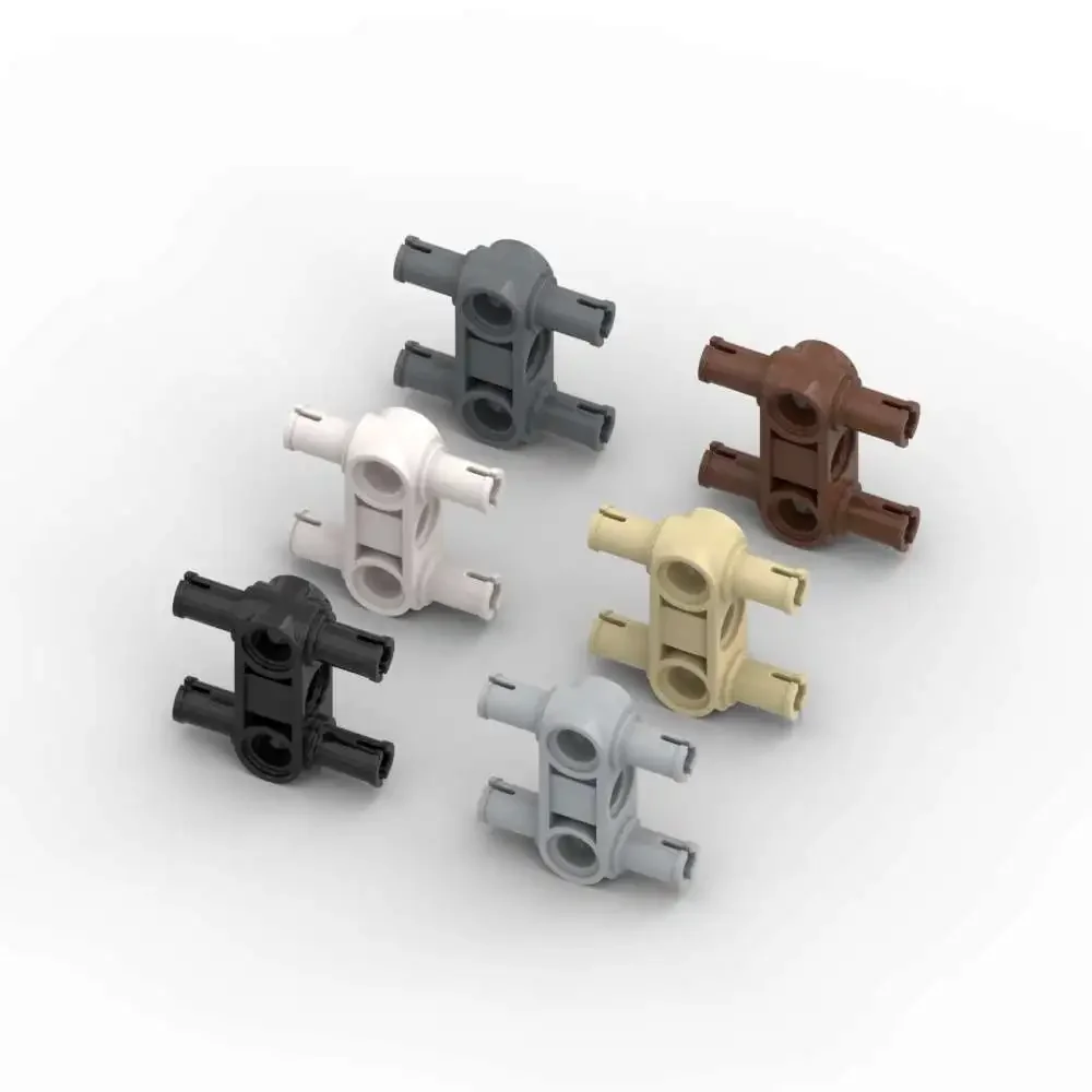 MOC-Kit de blocs de construction de connecteur pour enfants, jouets à assembler, cadeau d'anniversaire, brique Paremploydos, 3L, 4 broches, 48989 broches, 10 pièces