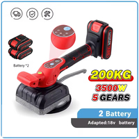 200KG Tile Tiling Machine 5Gears Electric Wall Floor Tile Laying Vibrating Tool Tile Paving Device For 21V Battery