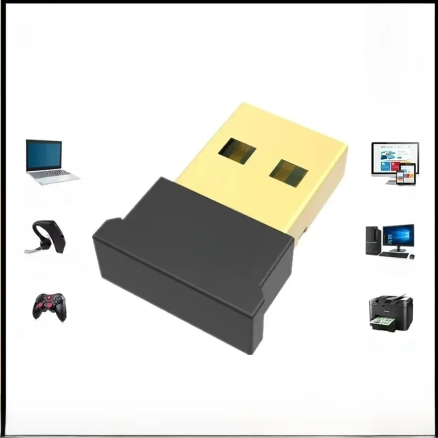 USB Bluetooth 5.1 adaptateur émetteur récepteur Bluetooth Audio Bluetooth Dongle sans fil USB adaptateur pour ordinateur PC portable