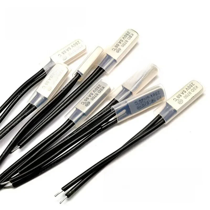 KSD9700 250V 5A 85C 95C 45-145 degrés Celsius normalement fermé disque bimétallique ouvert interrupteur de température Thermostat protecteur thermique