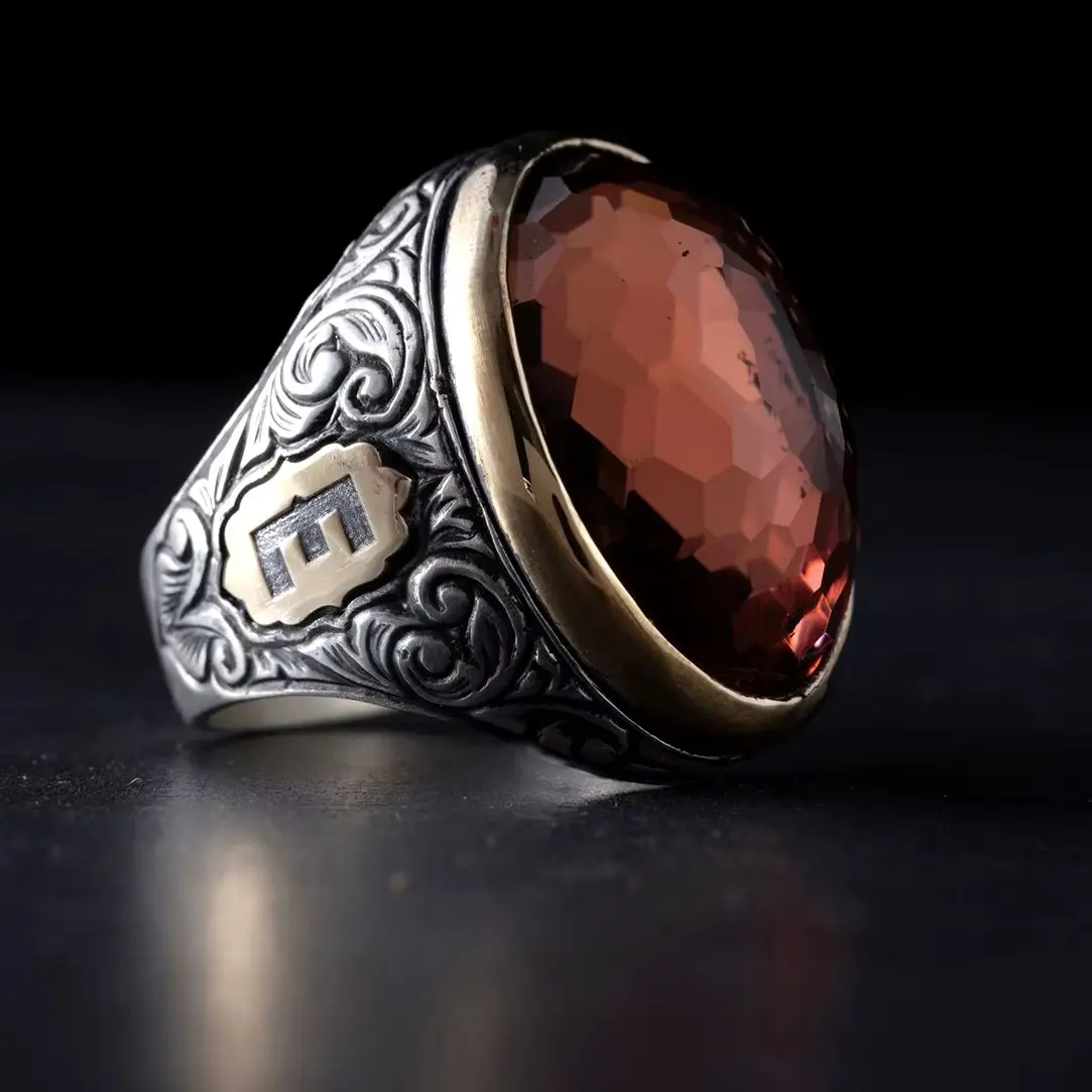 Handmade Sterling Silver Zultanite Ring for Men - Unique Gemstone Jewelry Gift