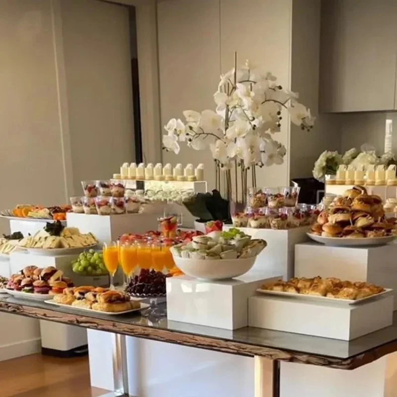 Buffet Plint Kolom Dessert Tafelornamenten Home Hotel Feest Taart Brood Drankjes Fruit Houder Bruiloft Verjaardag Centerpieces Prop - afbeelding 2