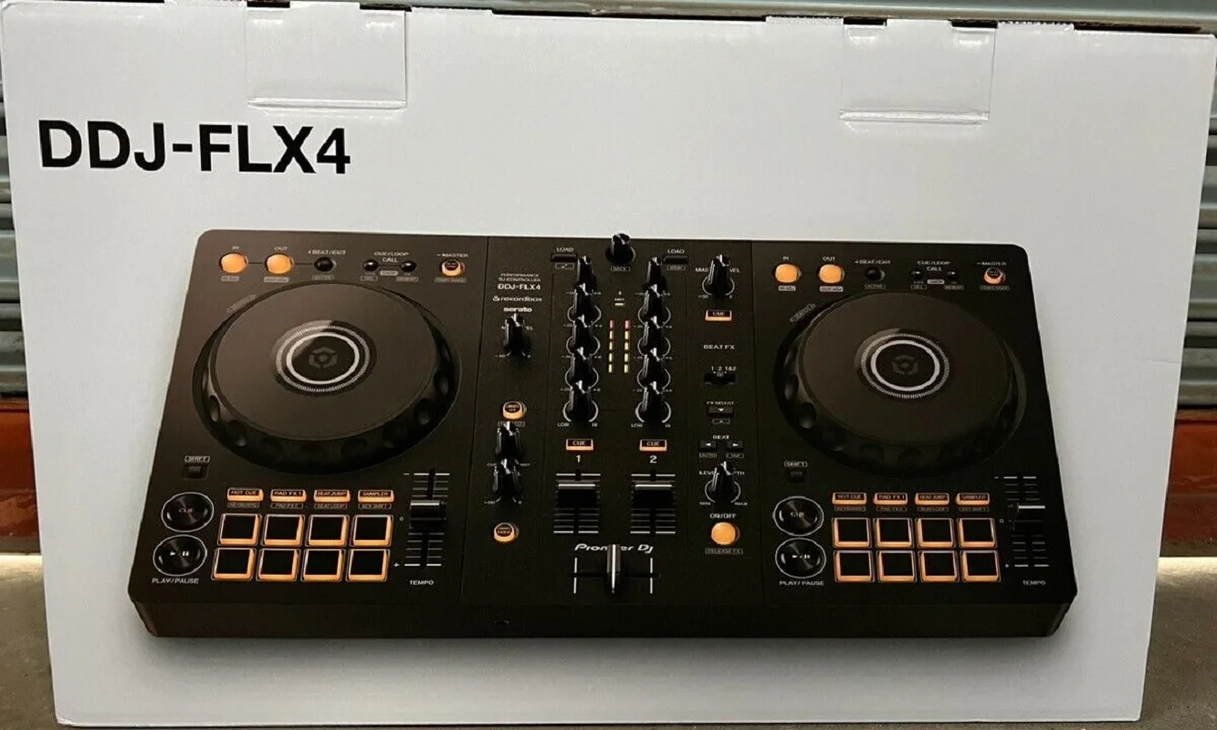 

HOT SALES ON NEW Pioneer DDJ FLX4 2 Channel Serato Lite Rekordbox Software DJ Controller