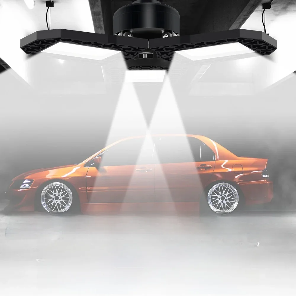 E27/E26 LED Bulb 220V Garage Light Foldable Deformable Warehouse Lamp 110V For Home Workshop Lighting Cold/Warm White Spotlights