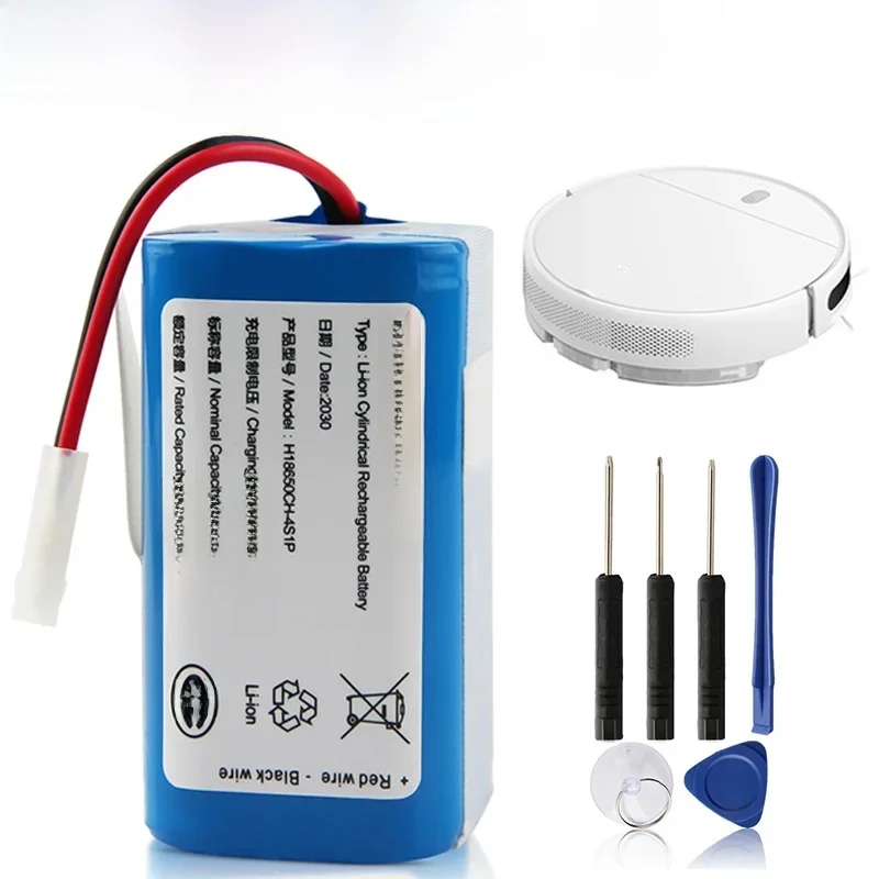 2500mah akumulator H18650CH-4S1P dla Xiaomi Mijia Mi zamiatanie mopem Robot odkurzacz G1 — zdjęcie produktu 7