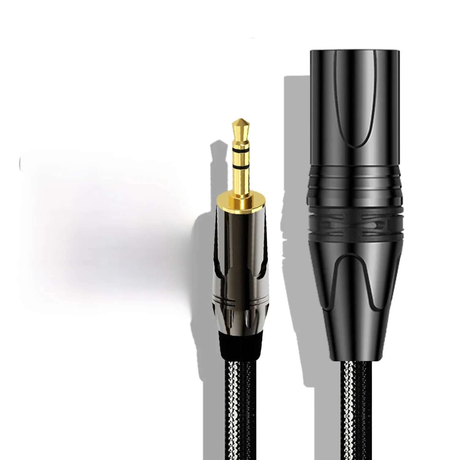 BALLEOGS-Câble de microphone stéréo XLR à 3.5mm TRS à Xlr mâle, pour ordinateur portable, appareil statique, etc., 3.5mm