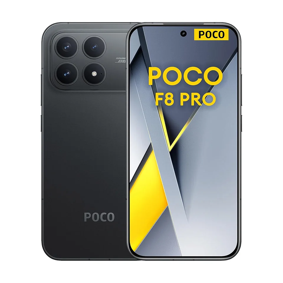 Smartphone POCO F8 Pro 5G version européenne, processeur Snapdragon 8 Elite Octa-core, écran AMOLED HyperRGB 6,59 pouces 120 Hz, batterie 6210 mAh, NFC, 5G