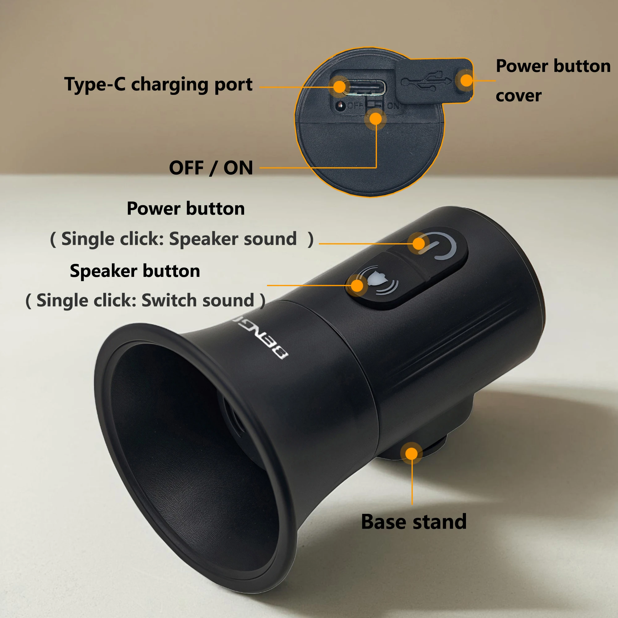 SHIZIWANGRI แตรไฟฟ้าสำหรับจักร - Bike Bell Electronic Loud Horn บทวิจารณ์และราคา