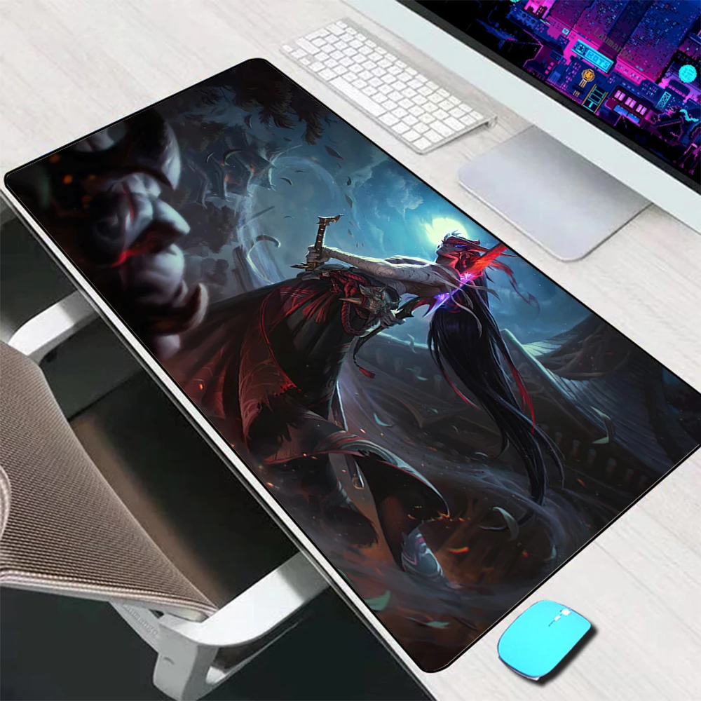 Yone – grand tapis de souris League of legend, accessoire de jeu pour ordinateur de bureau