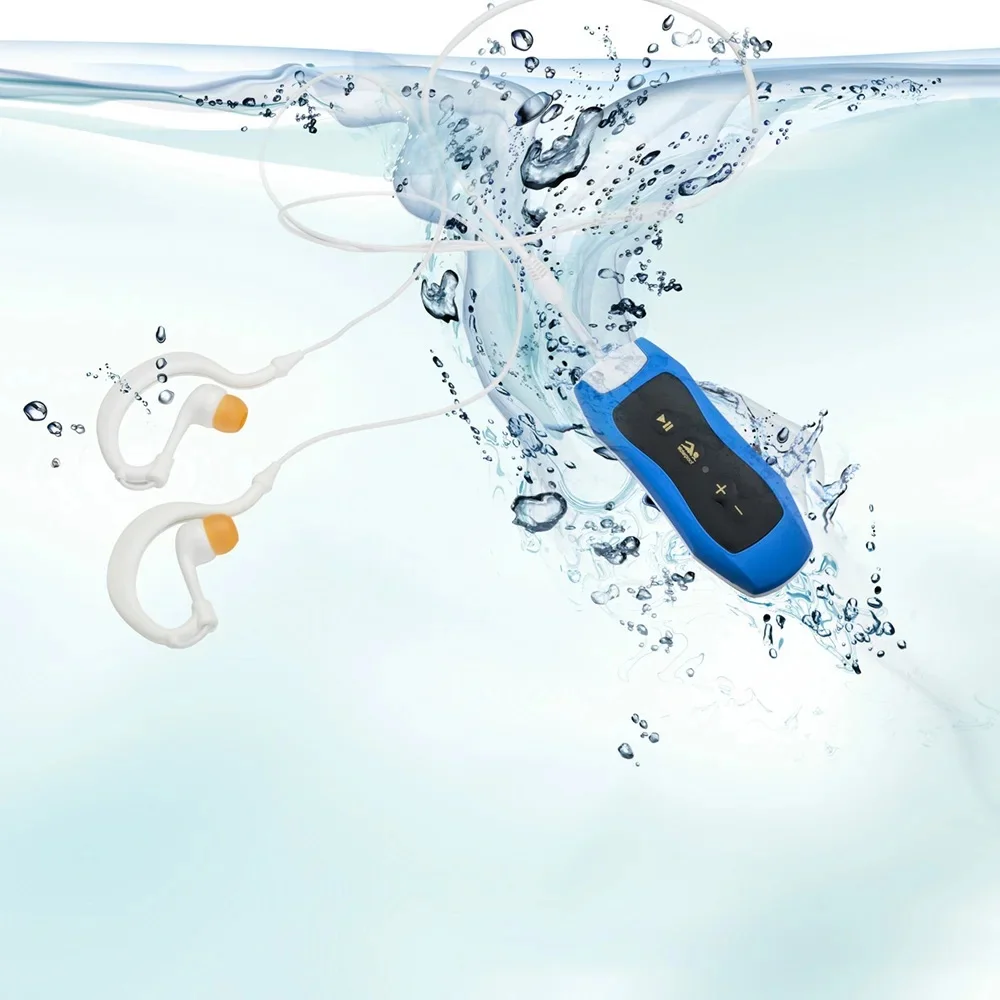 AliExpress oein Waterproof IPX8 Clip MP3 Player FM Radio Stereo Sound 4G/8G Swimming Diving Surfing Cycling Sport Music Player Dropshipping