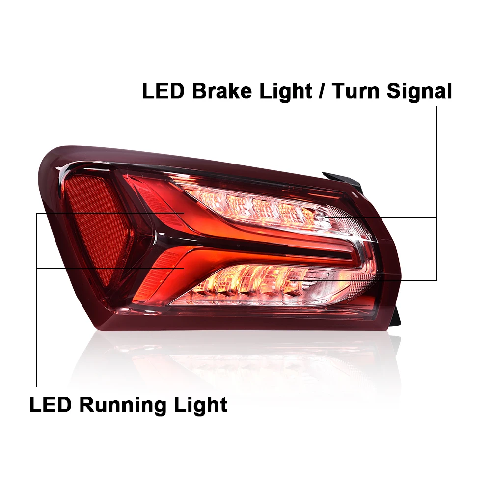 يصلح ل 2019-2022 تشيفي ماليبو Led نوع الذيل ضوء مصباح الخارجي استبدال Lh سائق #5