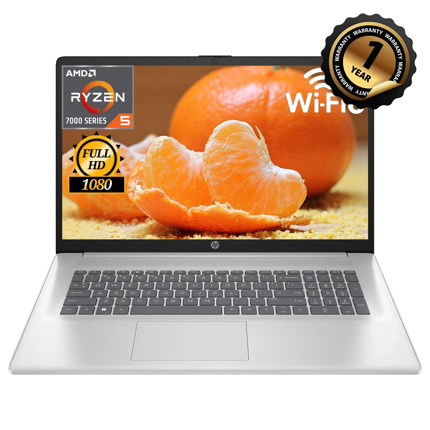 HP 17.3" FHD Business Laptop,AMD Ryzen 5 7430U Processor,8GB RAM, 512GB SSD,AMD Radeon Graphics,Wi-Fi 6, Windows 11 S