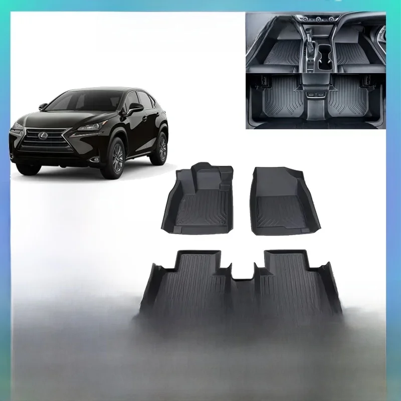 Coussin de Sol Spécial pour Voiture Lexus NX 200t 300h 2015 ~ 2021 2016 2017, Couverture Complète Étanche TPE, Polymères de Coffre, Accessoires
