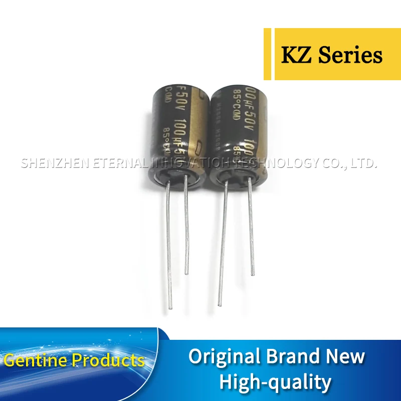 

50 шт. 50V100UF KZ 12,5X20 электролитические конденсаторы NICHICON FW конденсатор для HiFi Audio UKZ1H101MHM