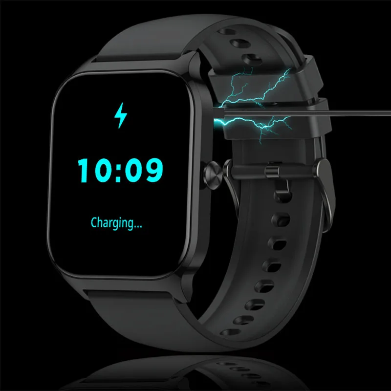 P125 1,85" ultradünne Smartwatch (Antwort/Anruf tätigen), wasserdichter IP68-Fitness-Tracker, 100+ Sportmodi, Herzfrequenz-/Schlafmonitor.