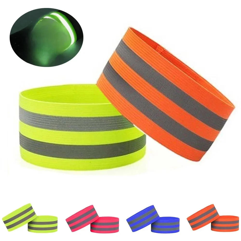 AliExpress 1 pair of wrist reflective tape arm leg high visibility reflective tape for night walking, cycling, running, safety reflective t