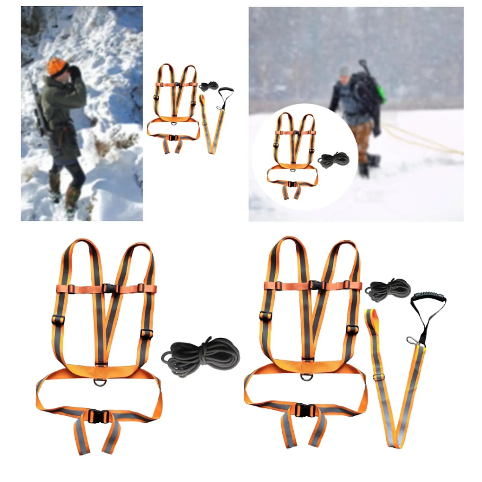 

Многофункциональное охотничье снаряжение для перетаскивания оленя, высокопрочный съемник оленя для уличной фермерской техники