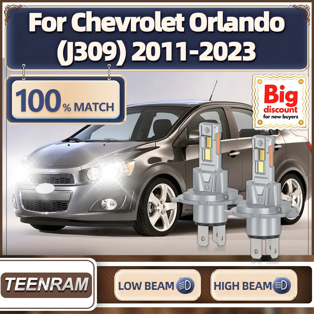 

TEENRAM для CHEVROLET ORLANDO (J309) 2011 2012 2013 2014 2015 2016 2017 2018 2019-2023 Автомобильная светодиодная лампа-ампула для фар
