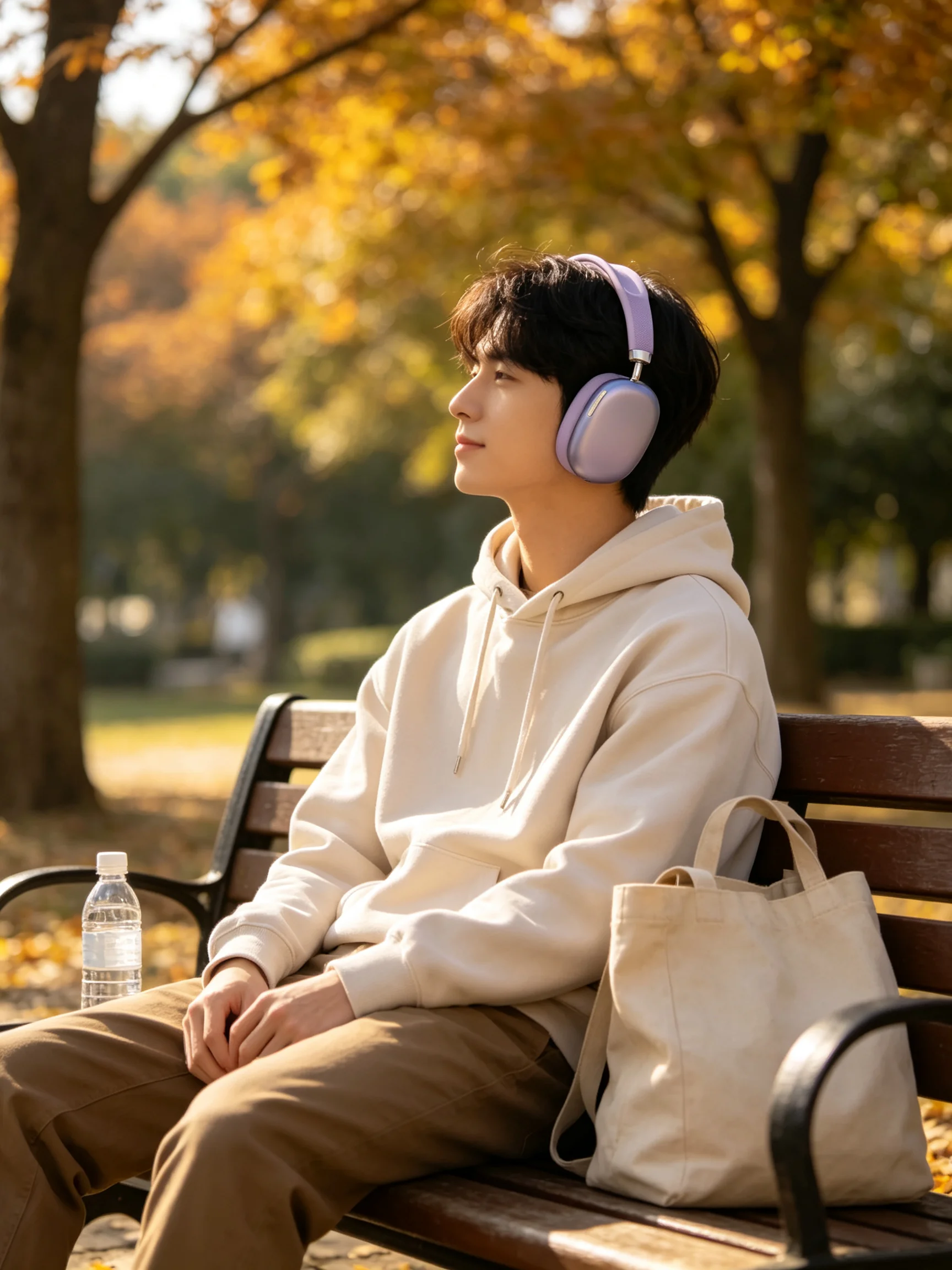 Auriculares Inalámbricos de Diadema para Deporte, Auriculares Bluetooth con Micrófono para Llamadas, Almohadillas Confortables de Tela