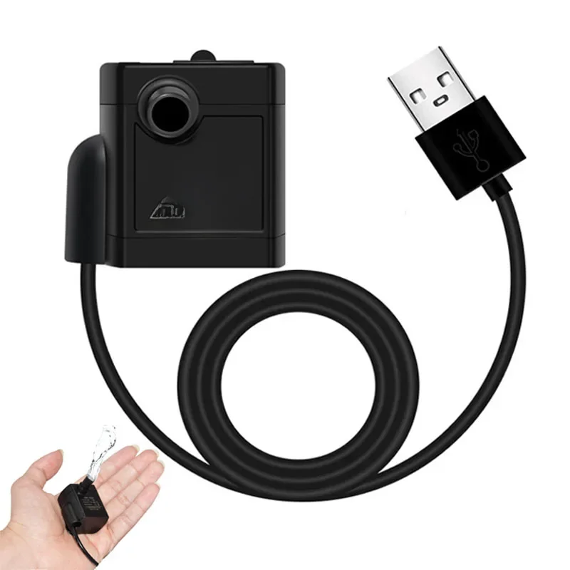 AliExpress NONE USB Water pumps mini DIY aquarium filter  Low Noise Brushless Motor Pump aquarium accessories Submersible Water cycle for pet