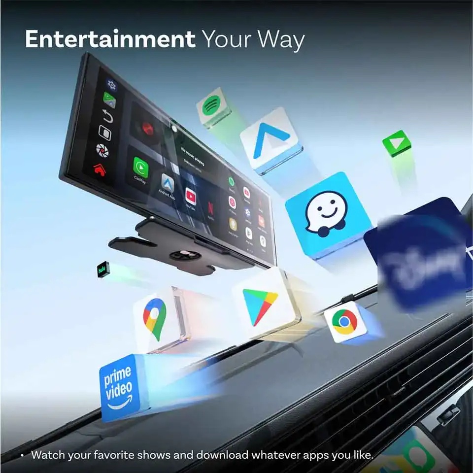 Ottocast Android 15 OttoScreen Portable Car Display AI Screen 11.4