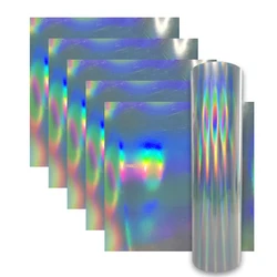 1 Sheet25cmx20cm Laser Heat Transfer Vinyl Hologram Rainbow DIY Press Tshirt Iron On HTV Printing DIY