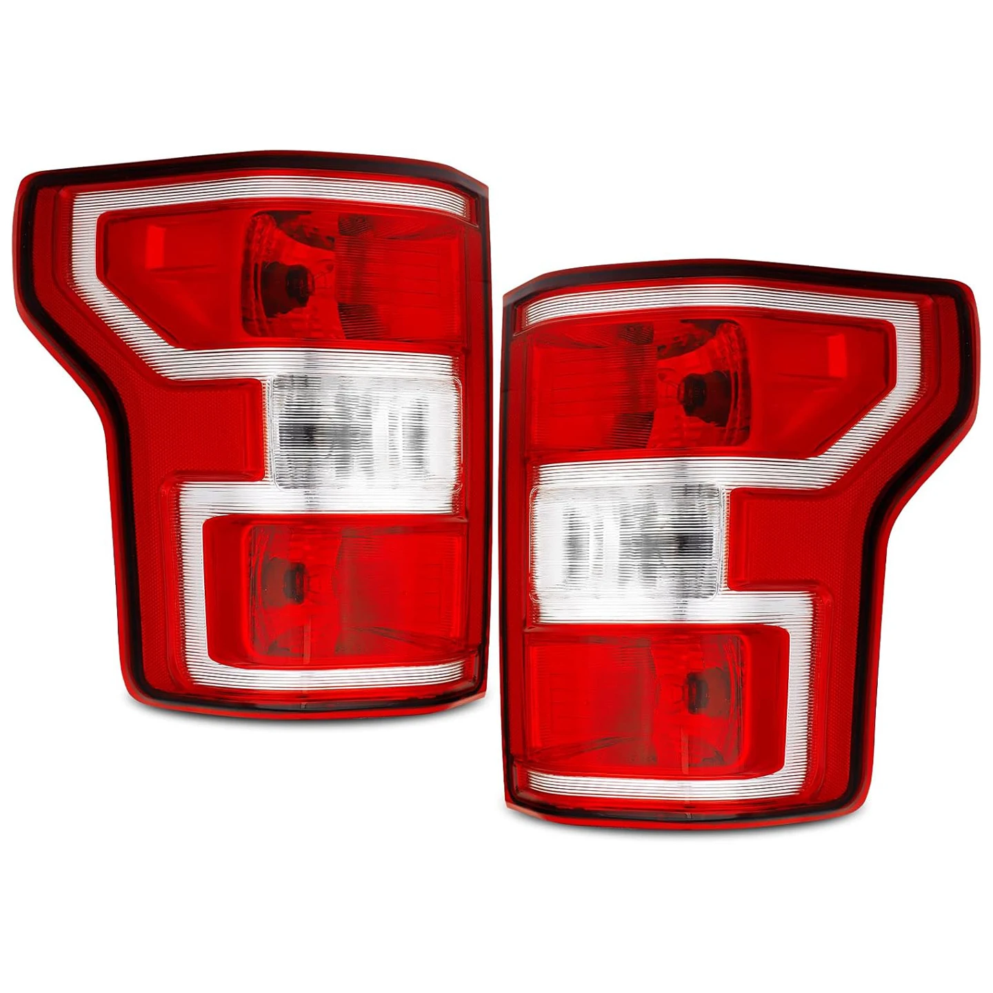 

SHAWHO AUTO F150 Tail Light Rear Lamp Fit For 18 19 20 2018 2019 2020 Ford F-150 Driver Side And Passenger Side