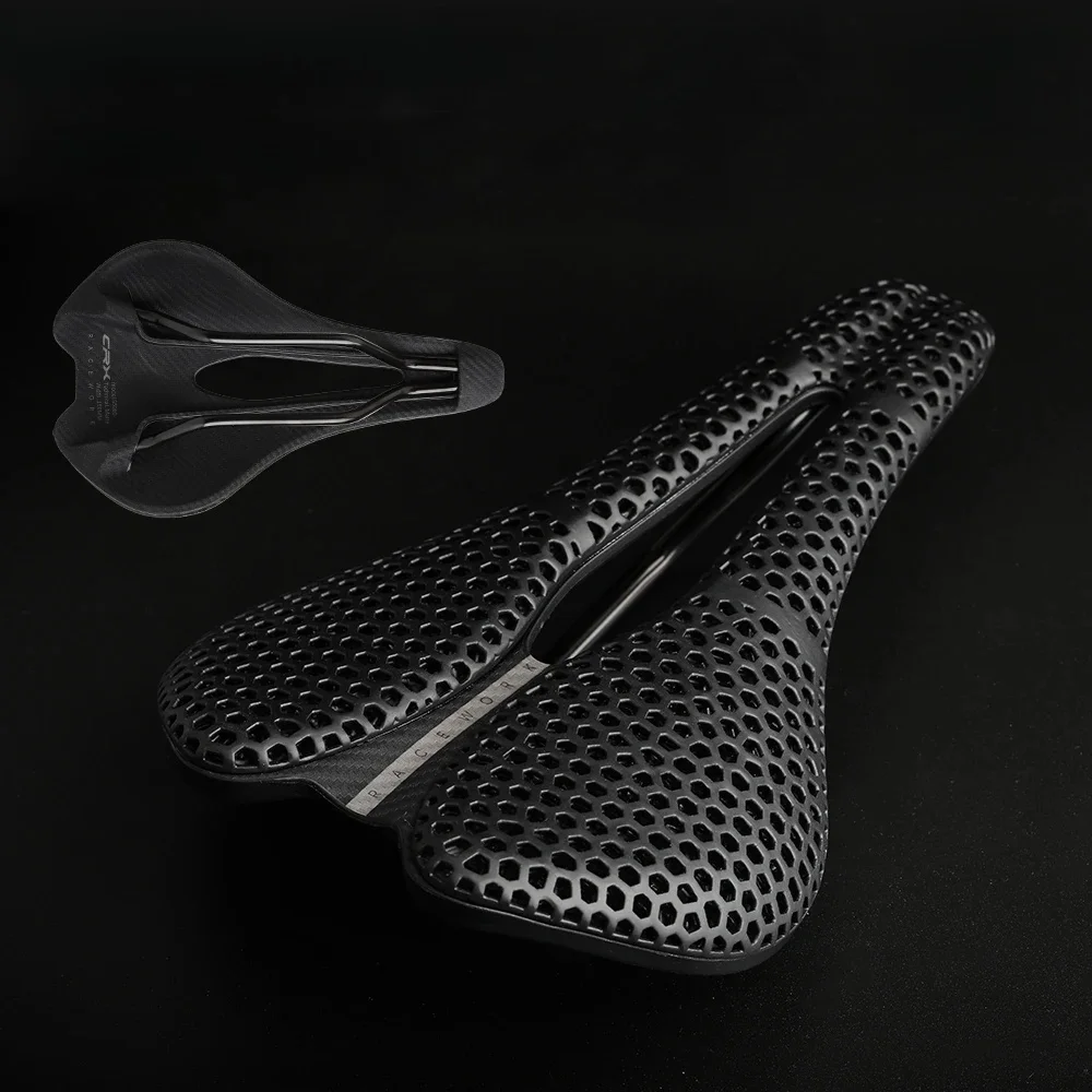 AliExpress RacewoRK RACEWORK 3D Printed Bike Saddle Short Nose 250x150mm For Road MTB Gravel Bicycle Seat Parts Ultralight Breathable Cycling Saddle