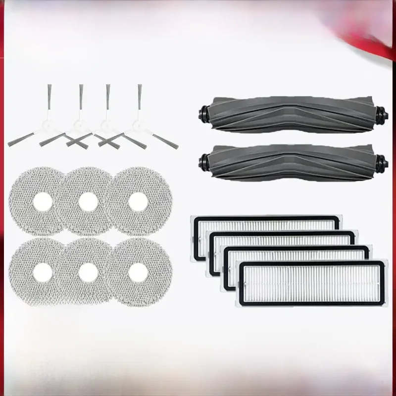 Pièces de rechange compatibles avec Dreame Bot L10 Prime / L10s Pro, accessoires, brosse latérale principale, filtre Hepa, tissu de vadrouille