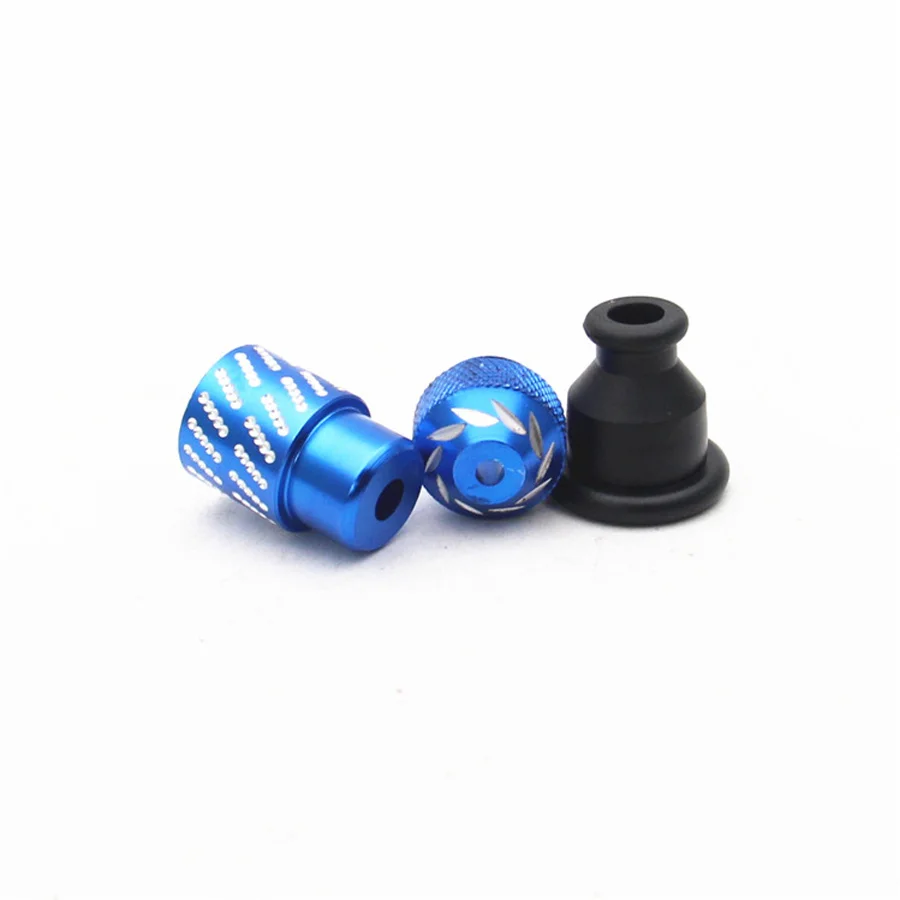 5 Pcs/Lot Aluminum Alloy Nipple Tobacco Smoking Accessories with Rubber Mouthpiece，Party Pipe Mixed Color