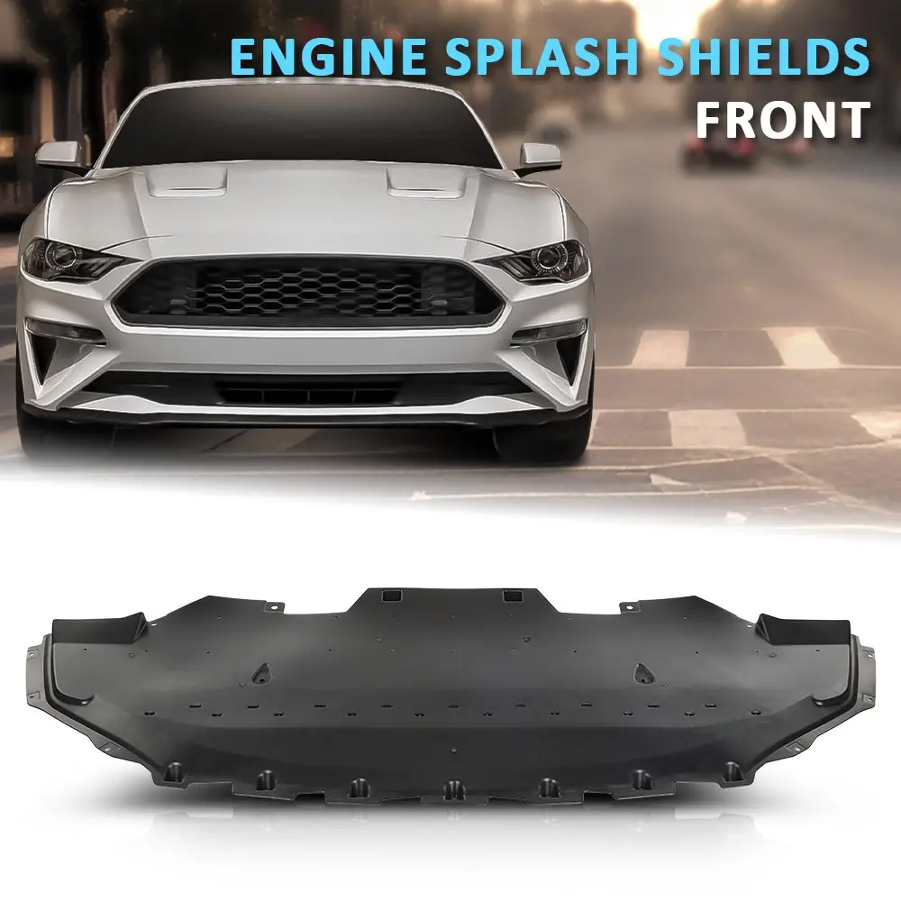 

Передние брызговики двигателя подходят для Ford Mustang Jr3Z17626A Fo1228164 2018-2022 гг., черные прочные и прочные автомобильные аксессуары