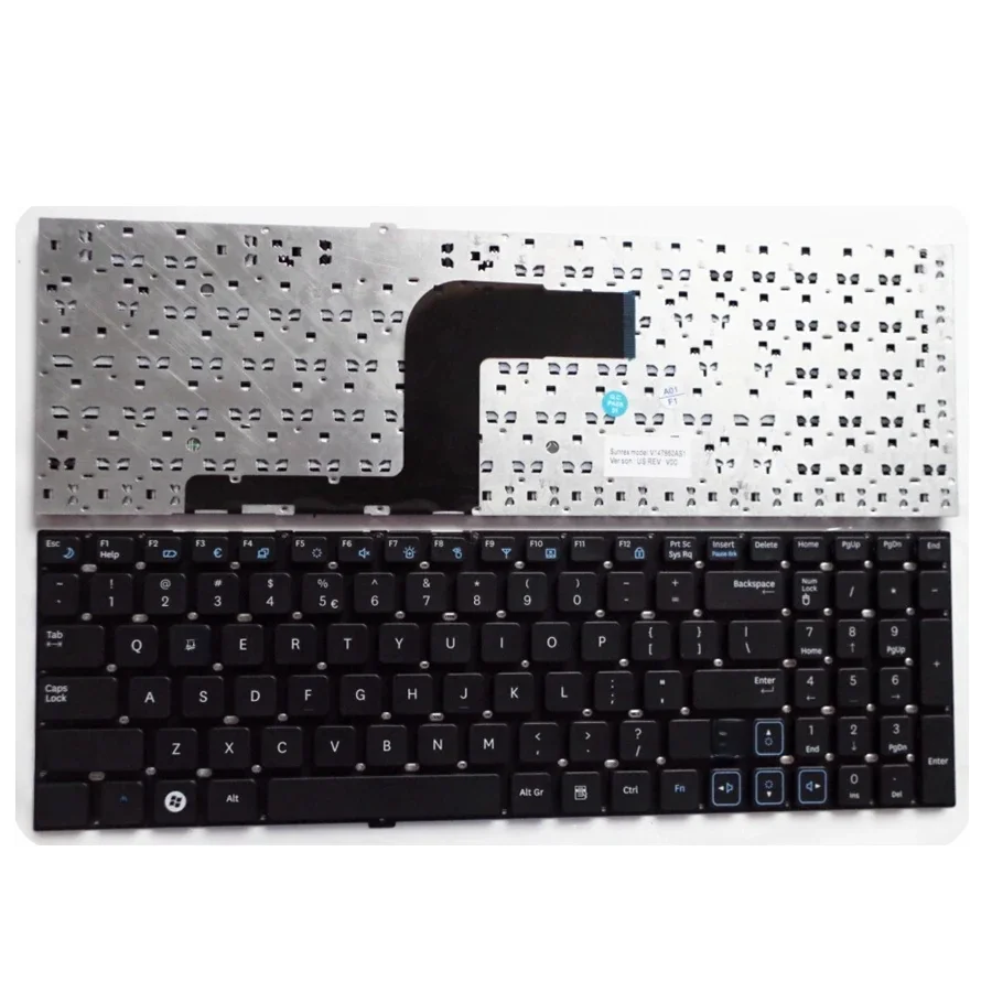 Nowa klawiatura amerykańska do SAMSUNG RV515 RV511 E3511 RV509 RV520 S3511 RC530 wymień klawiaturę laptopa czarna — zdjęcie 2